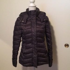 French Connection packable gray puffy coat jacket